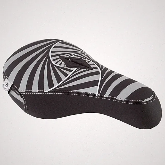 Alienation Psycho BMX - Grey/Black 140mm Width Vinyl Faux Leather