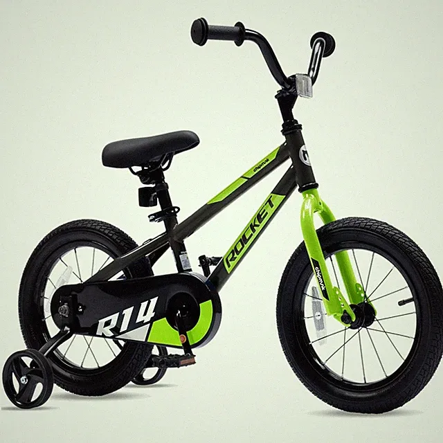Beginner 14-Inch Kids Bicycle with Adjustable Handlebars & Coaster Brake