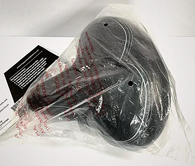 Bikeroo Oversized Comfort Bike Seat Replacement Saddle Bicycle w/ Rain Cover