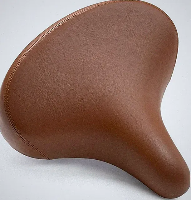 Bikeroo Wide Cruiser Saddle - Comfort Seat Fits Bicycles - Memory Foam