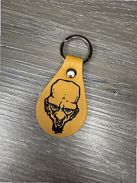 Bully BMX Keychain Vinyl Leather Tan Bike Repop Old School Mid School