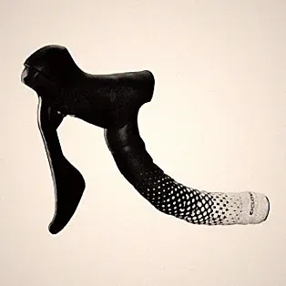 Ciclovation Leather Touch Handlebar Tape, Fusion Dot Refl w/Blk
