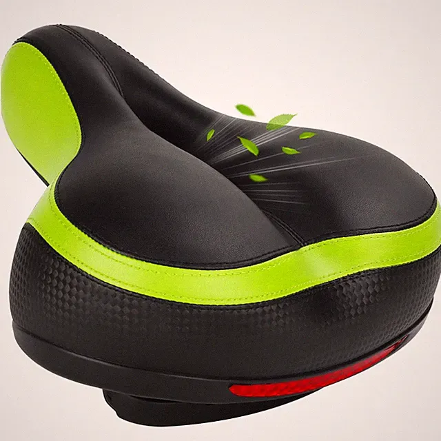 Comfortable Bike Seat for Men & , Memory Foam Bike Saddle with Dual Shock Abs...