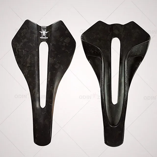 Full Carbon One-Piece Integrated Saddle 140x255mm 7x9mm Road Bike Saddle Seat