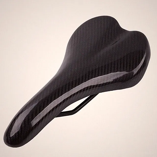 Imitation Carbon Fiber Leather Bicycle Saddles Bike seat Cycling Cushion Suit...