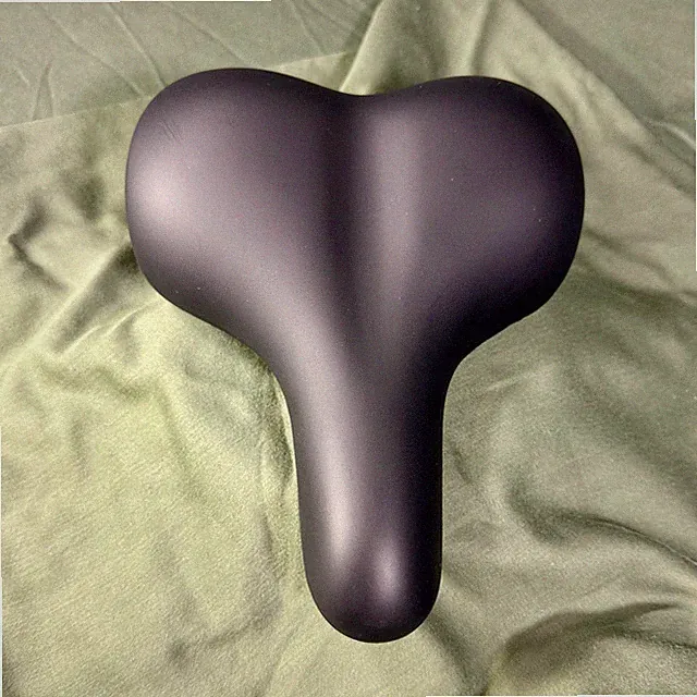 Justek Bicycle Saddle Black Comfort Bike Seat Wide Cruiser Replacement Saddle