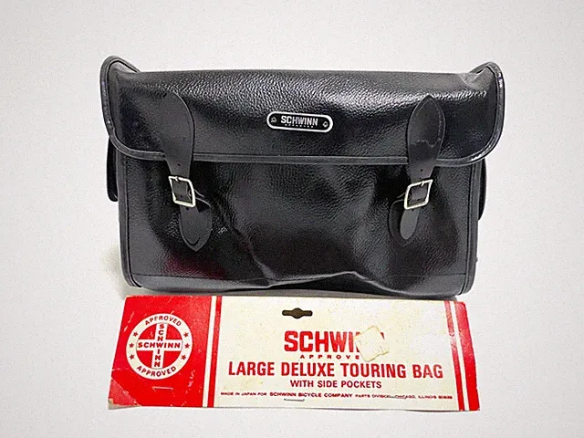 NOS Rare SCHWINN Large Deluxe Touring Saddlebag Vintage Restoration Rivendell