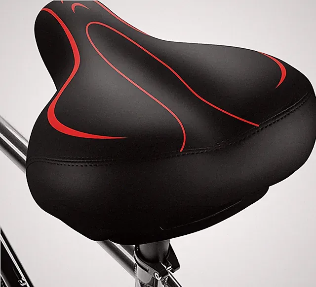 Oversized Bike Seat, Comfortable Bike Seat - Universal Replacement Bicycle Saddl