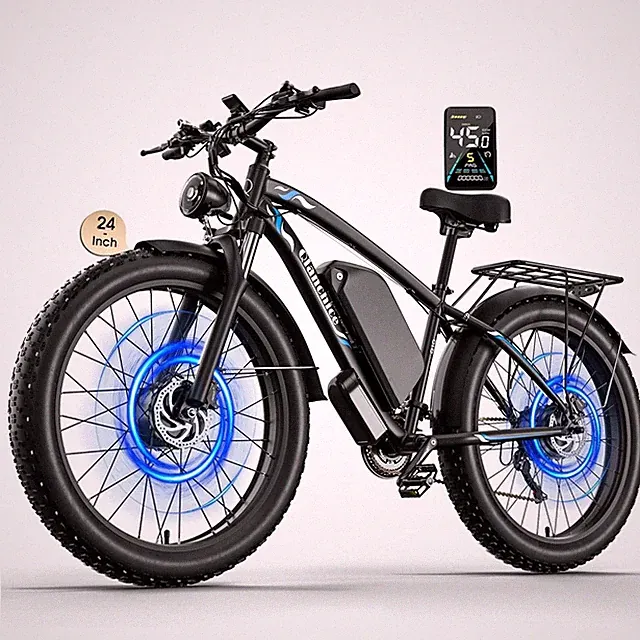 QIANCHICE 6000W Peak Dual Motor Electric Bike 24in 40-45MPH Hydraulic Disc Brake