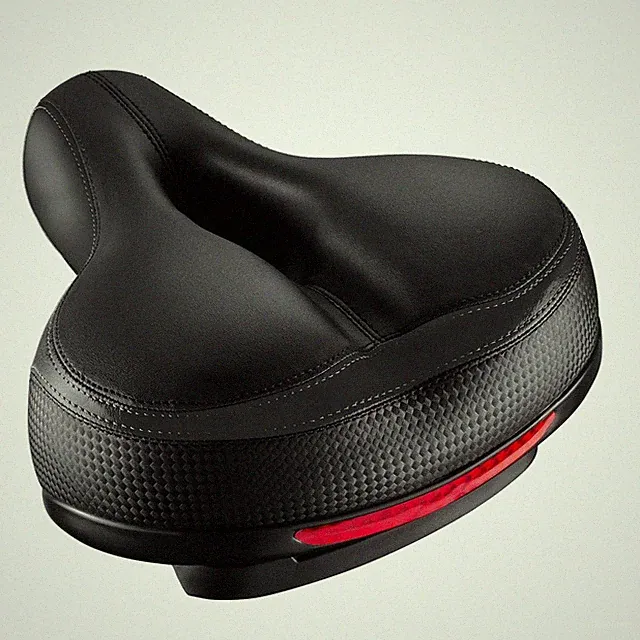 Roguoo Bike Seat, Most Comfortable Bicycle Seat Dual Shock Absorbing Memory F...