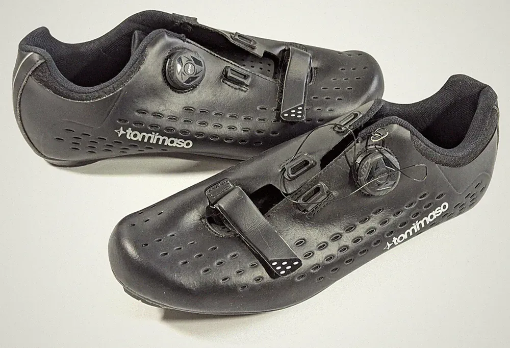 Tommaso Strada Elite Cycling Bicycle Shoes 45 EU 11.5 US - NO LACES, NO CLEATS