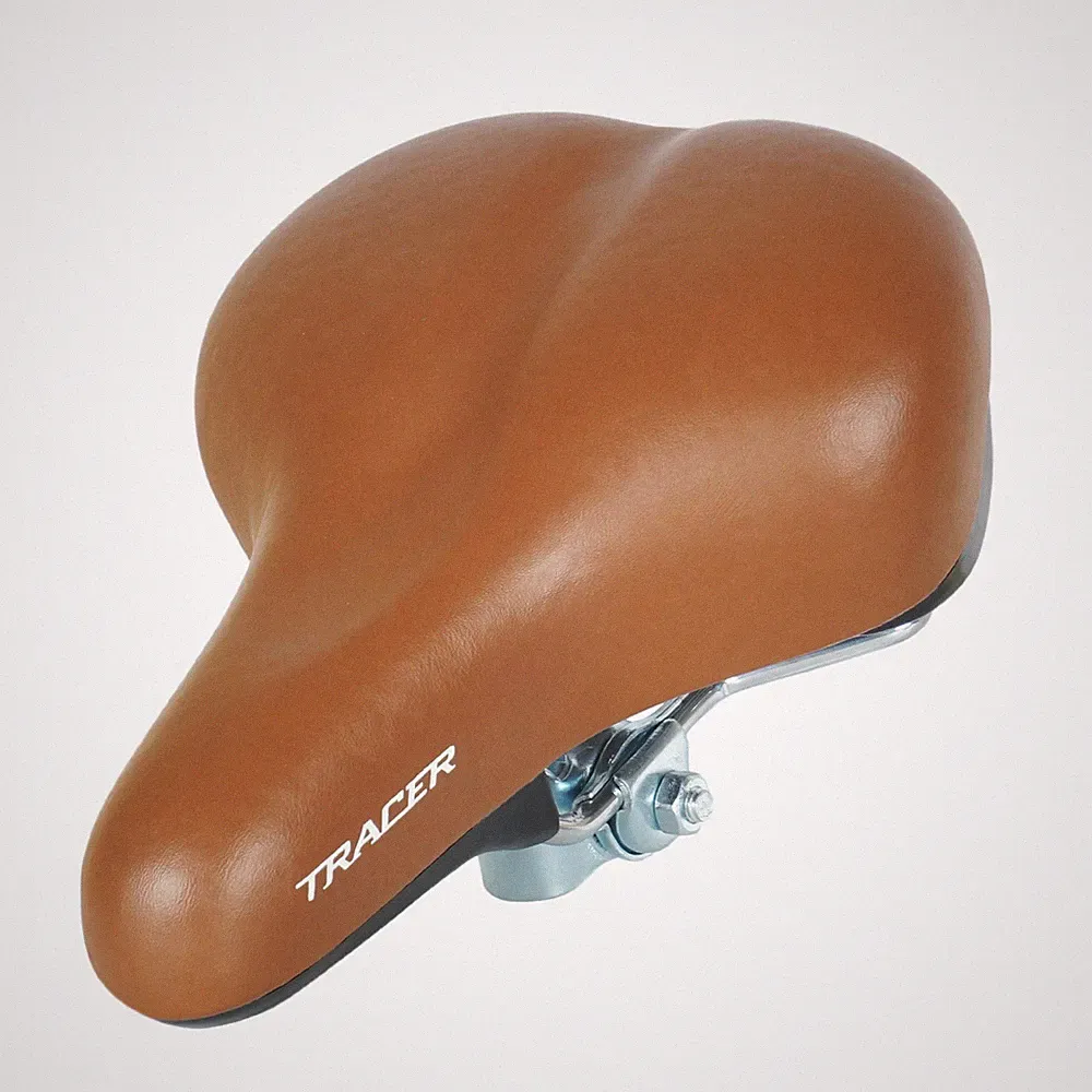 Tracer Comfort Bike Seat for Men and Women Brown Cruiser City Bicycle Seat New