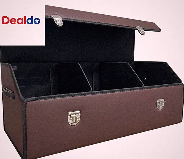 Trunk Organizer for Car with Lid,Foldable Trunk Organizer for Suvs & Sedans,Mult