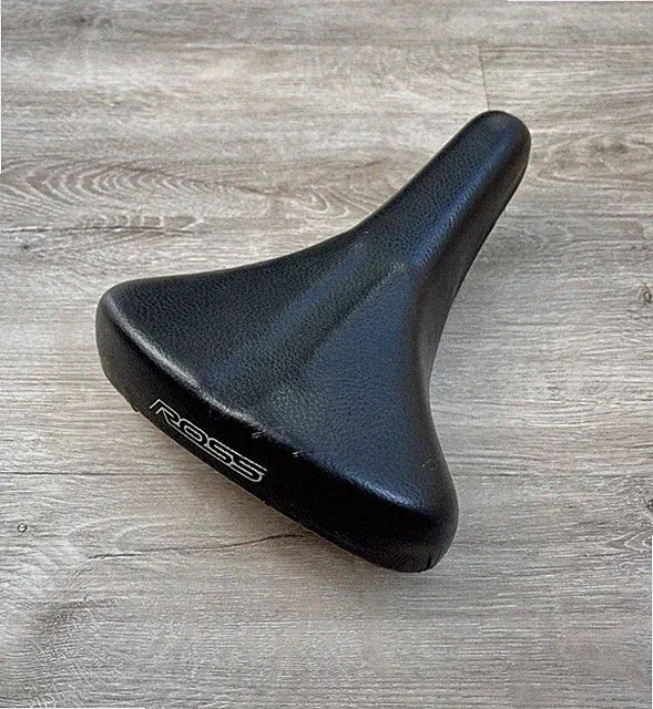 Vintage OEM Ross Comfort Wide Bike Seat Saddle MTB Gravel Touring Hybrid BMX